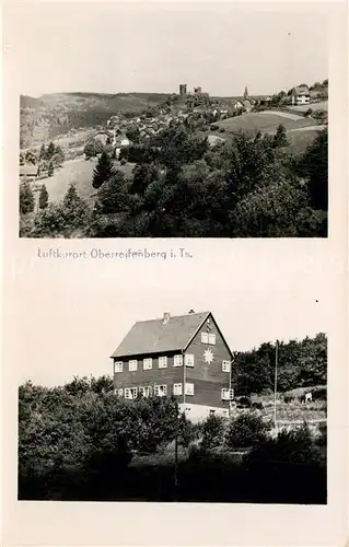 AK / Ansichtskarte Oberreifenberg Panorama mit Burgruine Ferienheim Oberreifenberg