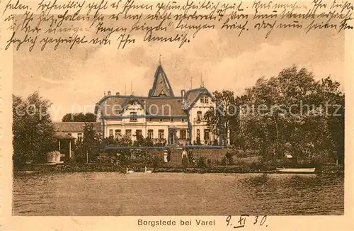 AK / Ansichtskarte Borgstede Hotel am Wasser Borgstede