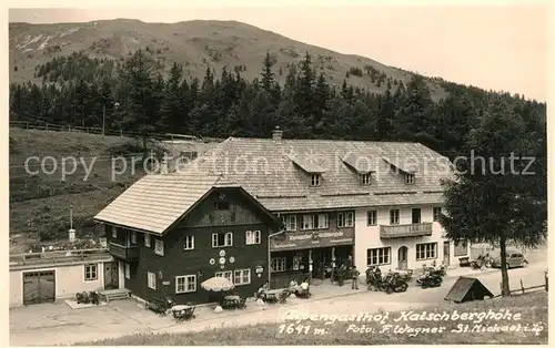 AK / Ansichtskarte Katschberghoehe Alpengasthof Katschberghoehe