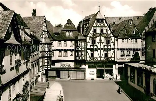 AK / Ansichtskarte Limburg_Lahn Kornmarkt Altstadt Fachwerkhaeuser Limburg_Lahn