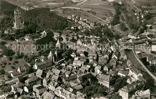 AK / Ansichtskarte Dillenburg Fliegeraufnahme Dillenburg