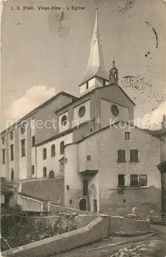AK / Ansichtskarte Visp Eglise Kirche Visp