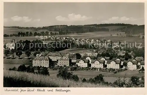 AK / Ansichtskarte Wunsiedel Jean Paul Schule und Siedlungen Wunsiedel