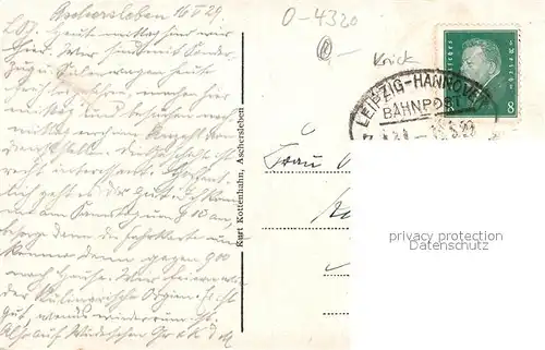 AK / Ansichtskarte Aschersleben Augusta Promenade mit Bestehornhaus Aschersleben