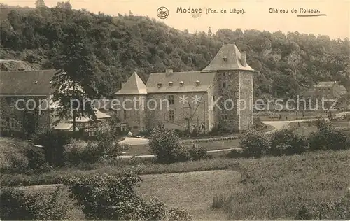 AK / Ansichtskarte Modave Chateau de Roiseux Schloss Modave
