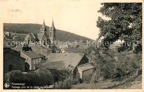 AK / Ansichtskarte Pussemange Paysage pris de la route de Membre Pussemange