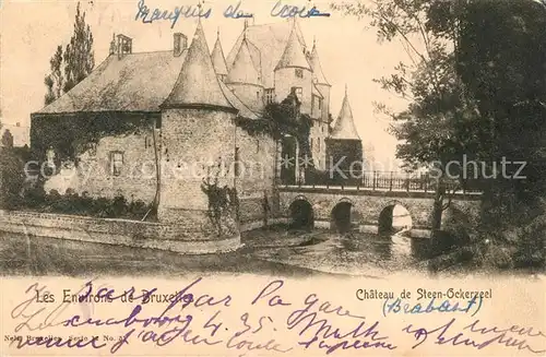 AK / Ansichtskarte Bruxelles_Bruessel Chateau de Steen Ockerzeel Schloss Bruxelles_Bruessel