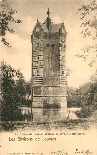 AK / Ansichtskarte Rotselaer Le Donjon de l ancien Chateau Terheyden 