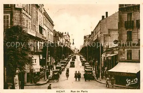 AK / Ansichtskarte Vichy_Allier Rue de Paris Vichy Allier