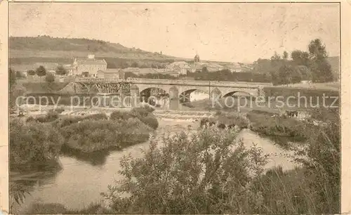 AK / Ansichtskarte Chauvency le Chateau Von Franzosen gesprengte Bruecke 1. Weltkrieg Chauvency le Chateau