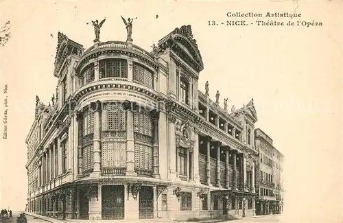 AK / Ansichtskarte Nice_Alpes_Maritimes Theatre de l Opera Nice_Alpes_Maritimes