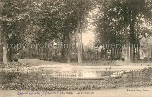 AK / Ansichtskarte Roanne_Loire Les Promenades Roanne Loire