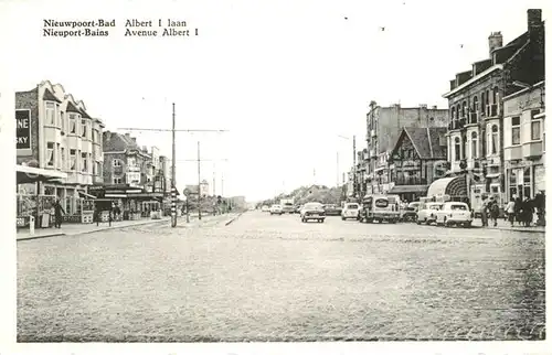 AK / Ansichtskarte Nieuport Bains Avenue Albert I Nieuport Bains