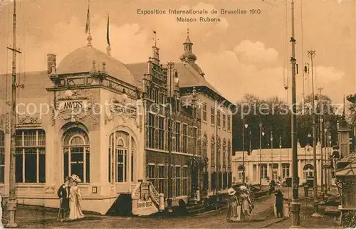 AK / Ansichtskarte Exposition_Universelle_Bruxelles_1910 Maison Rubens  