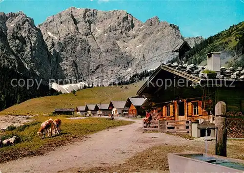 AK / Ansichtskarte Eng_Alm Karwendel Max Kofler Caf? G?stehaus Eng_Alm