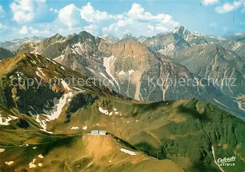 AK / Ansichtskarte Kleinwalsertal Kanzelwand Begstation Hammerspitze Zw?lferkopf Widderstein Kleinwalsertal