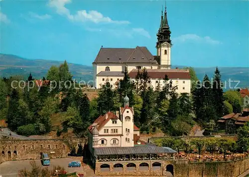 AK / Ansichtskarte Linz_Donau Hotel P?stlingberg Kirche Linz_Donau