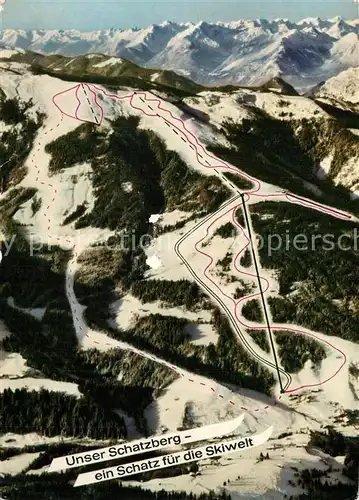 AK / Ansichtskarte Auffach Skigebiet Schatzberg Kitzbueheler Alpen Fliegeraufnahme Auffach