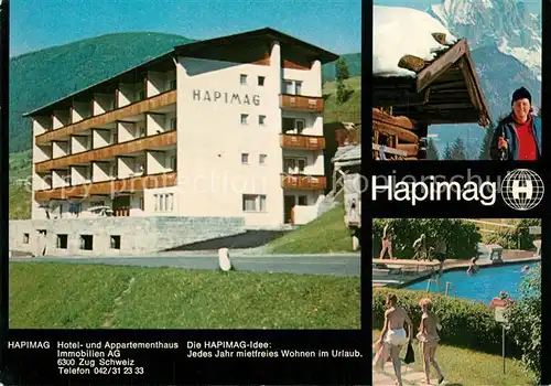 AK / Ansichtskarte Bad_Kleinkirchheim_Kaernten Hotel Appartementhaus Hapimag Swimming Pool Alpen Bad_Kleinkirchheim