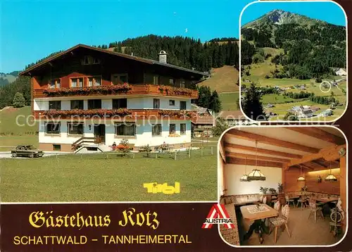 AK / Ansichtskarte Schattwald Gaestehaus Kotz Tannheimertal Schattwald