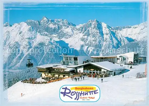 AK / Ansichtskarte Seefeld_Tirol Schizentrum Rosshuette Blick gegen Wettersteingebirge Seefeld Tirol