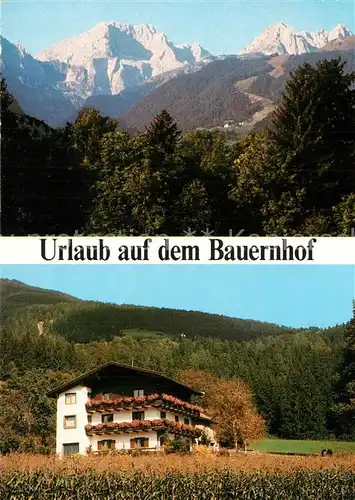 AK / Ansichtskarte Koetschach Mauthen_Kaernten Urlaub auf dem Bauernhof Alpenpanorama Koetschach Mauthen Kaernten