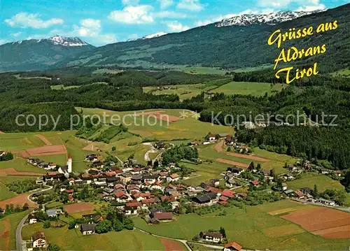 AK / Ansichtskarte Aldrans Erholungsort am oestlichen Mittelgebirge Fliegeraufnahme Aldrans