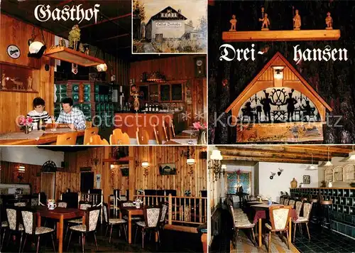 AK / Ansichtskarte Loessnitz_Erzgebirge Landgasthof Dreihansen Loessnitz Erzgebirge
