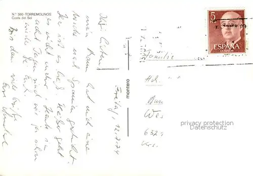 AK / Ansichtskarte Torremolinos Strand  Torremolinos