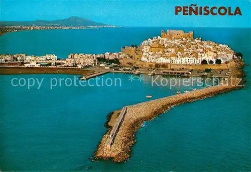 AK / Ansichtskarte Peniscola Fliegeraufnahme Molen Peniscola