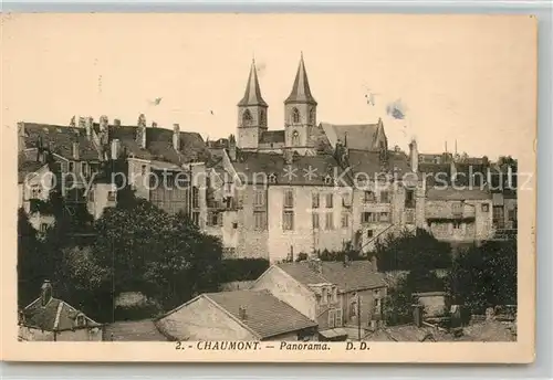 AK / Ansichtskarte Chaumont_Haute Marne Panorama Chaumont Haute Marne