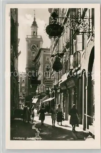 AK / Ansichtskarte Salzburg_Oesterreich Judengasse Salzburg_Oesterreich