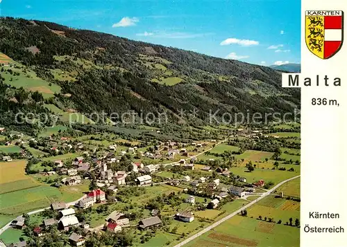 AK / Ansichtskarte Malta_Kaernten Fliegeraufnahme Malta Kaernten
