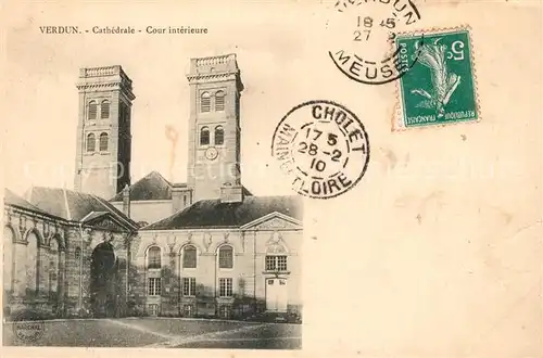 AK / Ansichtskarte Verdun_Meuse Cathedrale cour interieure Verdun Meuse