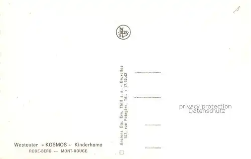 AK / Ansichtskarte Rode_Berg Wetouter Kosmos Kinderhome Mont Rouge Rode_Berg