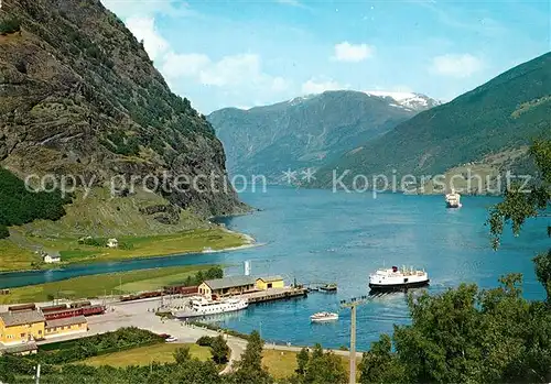 AK / Ansichtskarte Norge_Norwegen Flam Sognefjord Norge Norwegen