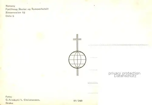 AK / Ansichtskarte Norge_Norwegen Fjellhaug Skoler og Sommerhotell Norge Norwegen