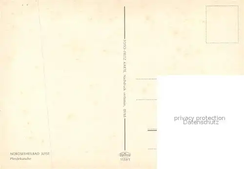 AK / Ansichtskarte Insel_Juist Pferdebus Insel_Juist