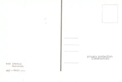 AK / Ansichtskarte Krefeld Rheinstrasse Krefeld