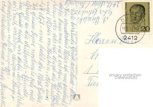 AK / Ansichtskarte Moelln_Lauenburg Teilansicht mit Till Eulenspiegel Moelln_Lauenburg