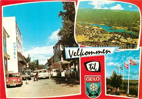 AK / Ansichtskarte Geilo Ortsmotiv Hotel Panorama Geilo