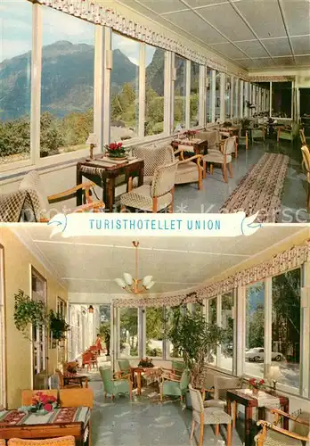 AK / Ansichtskarte Geiranger Turisthotellet Union Geiranger
