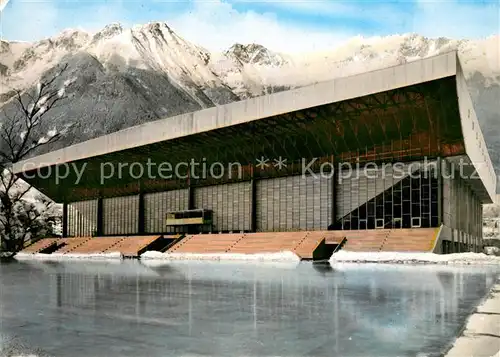 AK / Ansichtskarte Innsbruck Olympia Eisstadion mit Schnellaufbahn Innsbruck