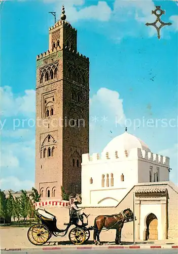 AK / Ansichtskarte Marrakech_Marrakesch La Koutoubia Marrakech Marrakesch
