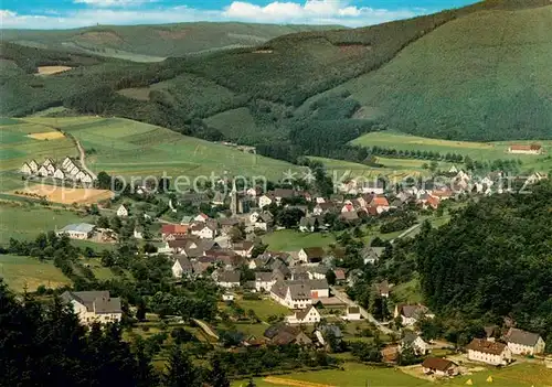 AK / Ansichtskarte Endorf_Sauerland Panorama Gasthof Pension Wahle Endorf_Sauerland