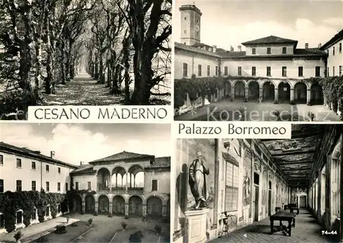 AK / Ansichtskarte Maderno Palazzo Borromeo Vista parciale Maderno