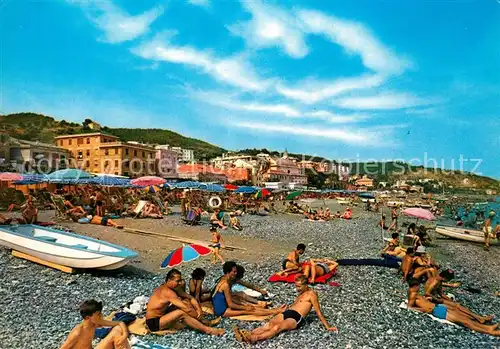 AK / Ansichtskarte Cogoleto_Liguria Strand Cogoleto_Liguria