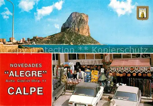 AK / Ansichtskarte Calpe Novedades Alegre Calpe