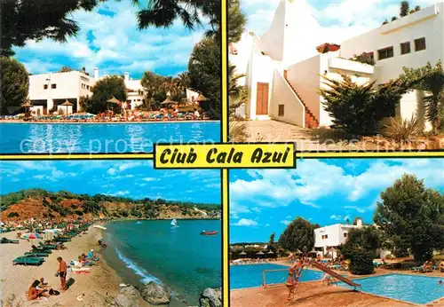 AK / Ansichtskarte San_Carlos_Ibiza Club Cala Azul Strand Pool San_Carlos_Ibiza