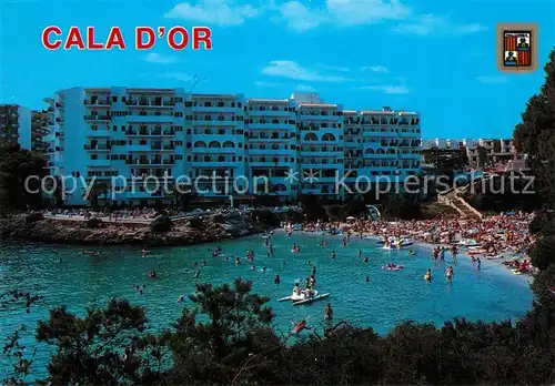 AK / Ansichtskarte Cala_d_Or Hotel Badestrand Cala_d_Or